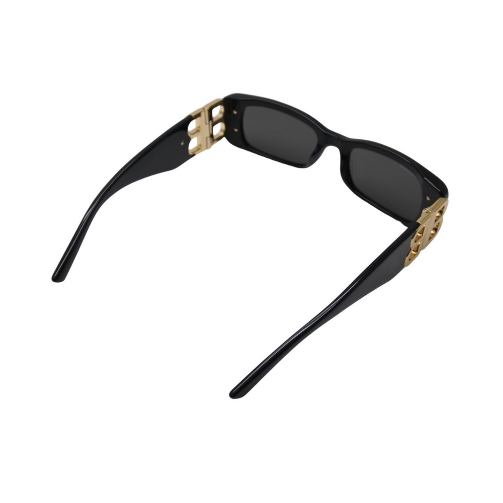 Balenciaga Bb Sunglasses Rectangular Frame Black - image 8
